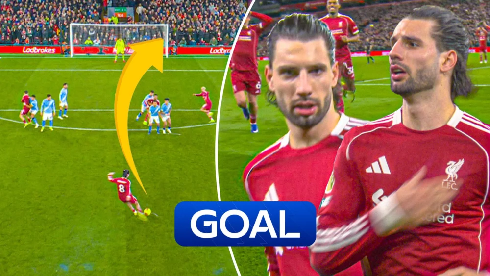 Szoboszlai’s Majestic Free-Kick Electrifies Anfield, Propelling Liverpool to Crucial Lead