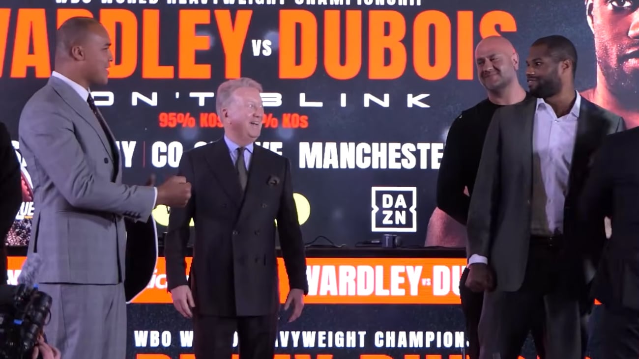 Wardley vs. Dubois: A Heavyweight Collision Course on DAZN Promises Explosive Fireworks