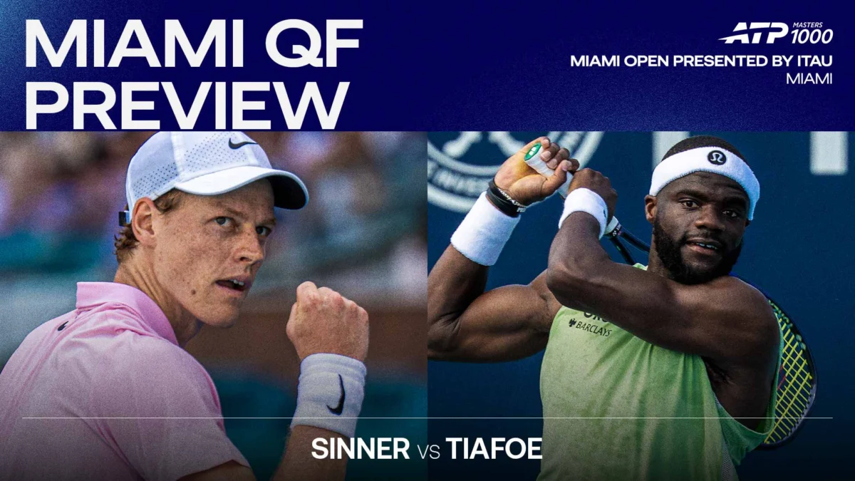 Miami Majesty: Sinner Chases Sunshine Double as Zverev, Tiafoe, Cerundolo Vie for Masters Semis